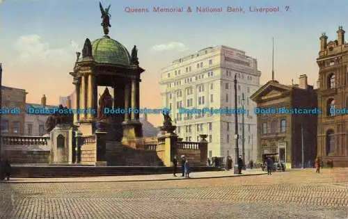 R628752 Liverpool. Queens Memorial und Nationalbank