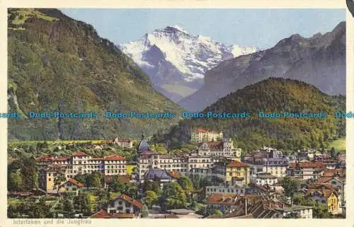 R629910 Interlaken. Und die Jungfrau. G.D. Aguanno Zinsli