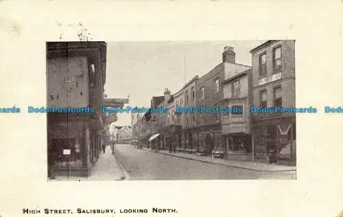 R629928 Salisbury. High Street. Blick nach Norden. 1909