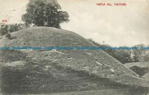 R629948 Thetford. Castle Hill. 1905