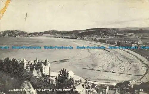 R630026 Llandudno Bay und Little Orme von Great Orme