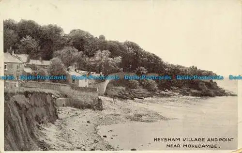 R630130 in der Nähe von Morecambe. Heysham Village and Point. Wright Bibliothek