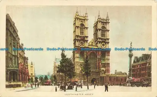 R630166 Westminster Abbey. Postkarte