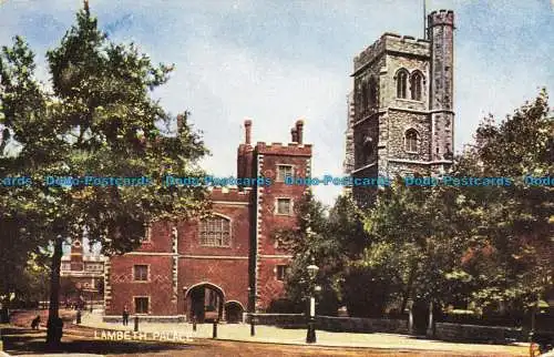 R630194 Lambeth Palace. S. Hildesheimer. Ansichten von London. Serie. Nein. 5292