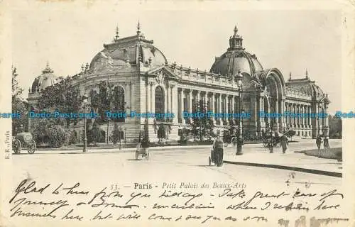 R630244 Paris. Kleiner Palast der Schönen Künste. E.R. 1903