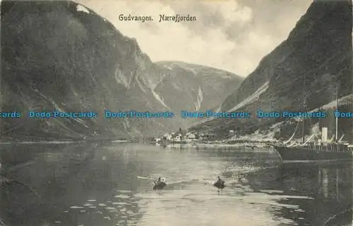 R630697 Gudvangen. Naerofjorden. Postkarte