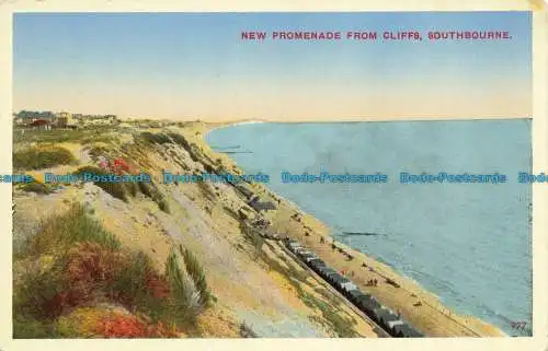 R630279 Southbourne. Neue Promenade von Cliffs. Britische Produktion