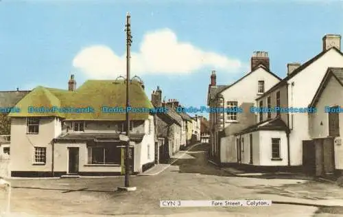 R630715 Colyton. Fare Street. A. W. Bourne. 1972