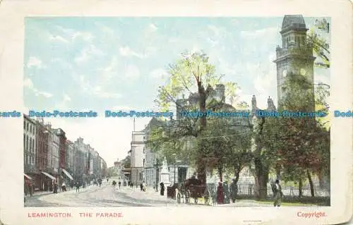 R630342 Leamington. Die Parade. Postkarte