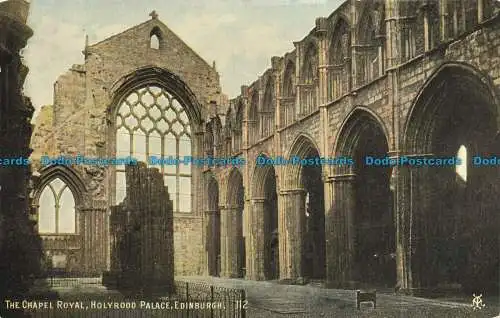 R630376 Edinburgh. Die königliche Kapelle. Holyrood Palace. Francis Caird Inglis