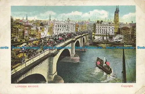 R630380 London Bridge. Postkarte