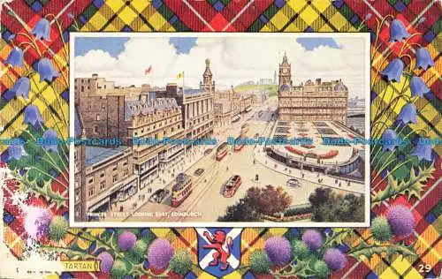 R630382 Edinburgh. Princes Street mit Blick nach Osten. J. B. Weiß