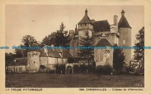 R630835 Raupen. Schloss von Villemonteix. Die malerische Höhle