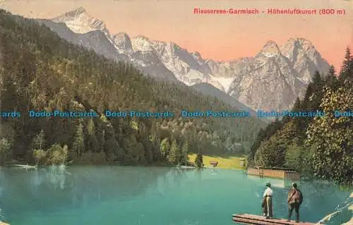 R630423 Riessersee Garmisch. Hohenluftkurort. Franz Hayer. 1910