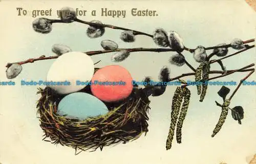 R630861 Um Sie zu einem frohen Ostern zu begrüßen. W. Davidson