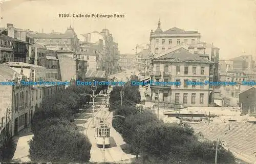 R630894 Vigo. Calle de Policarpo Sanz. Die Concordia Schreibwaren. Hauser und Menet