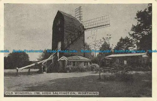 R630923 Worthing. Alte Windmühle. High Salvington. 1950