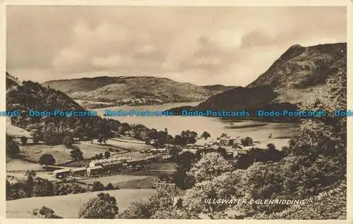 R630929 Ullswater und Glenridding. Postkarte