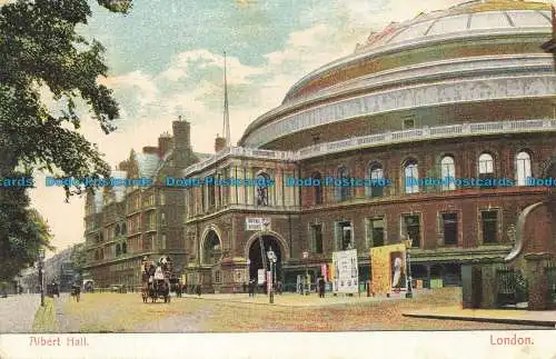 R630548 London. Albert Hall. Postkarte