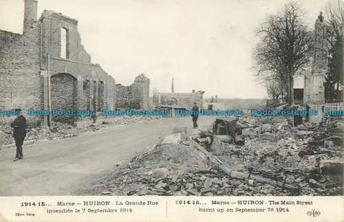 R630568 Marne Huiron. Die Hauptstraße. E. Le Deley. 39. Serie