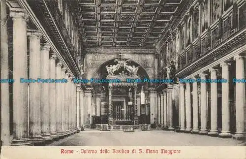 R631000 Rom. Innenraum der Basilika S. Mario Maggiore