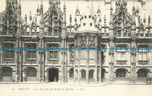 R630599 Rouen. Der Turm des Justizpalastes. LL. 10