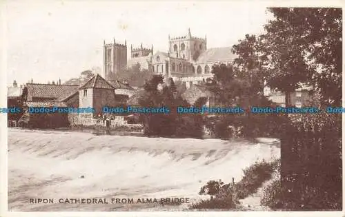 R630608 Ripon-Kathedrale von Alma-Brücke. N. und A.C.B