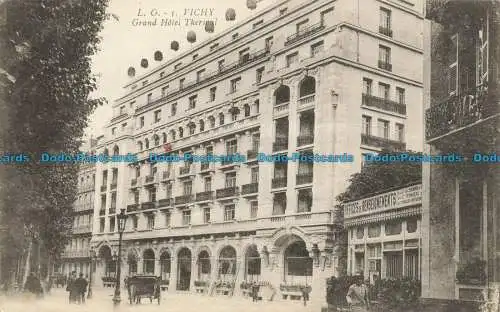 R630610 Vichy. Grand Hotel Thermal. Odetto