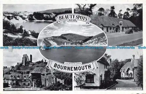 R630630 Beauty Spots in der Nähe von Bournemouth. Lulworth Cove. Multi View