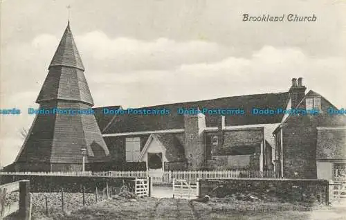 R630636 Brookland Church. Postkarte