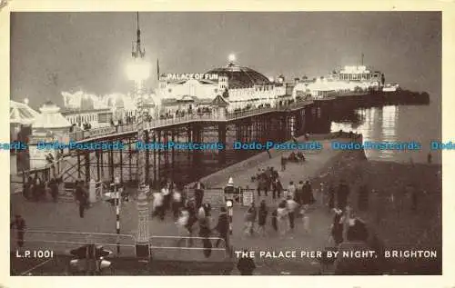 R630639 Brighton. Der Palace Pier bei Nacht. Lansdowne. 1953