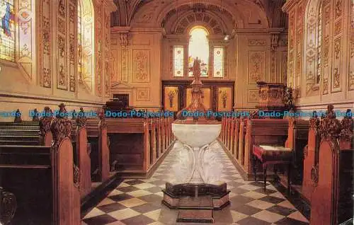 R631086 Great Witley Church. Innenraum. Larkfield Druck