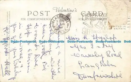 R631117 Blackpool. Stanley Park. Valentinstag. Valesque. 1240. V. Stil. 1961. Mult