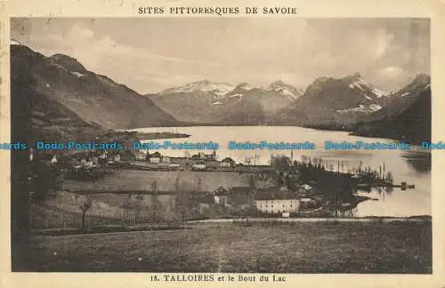 R631239 Malerische Stätten von Savoyen. Ständer. Und Le Bout du Lac. Pariot. 1924