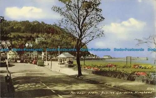 R631259 Minehead. Hafen von Jubilee Gardens. 1962