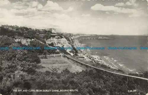 R631265 Bournemouth. Die Bucht und die Klippen von Durley China. Zum Patent angemeldet. Sun R