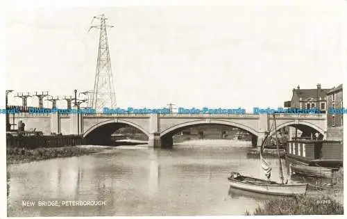 R631272 Peterborough. Neue Brücke. Britische Manufaktur