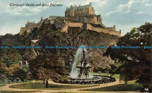 R631277 Edinburgh Castle und Rossbrunnen. Durie Brown. Pixie Serie