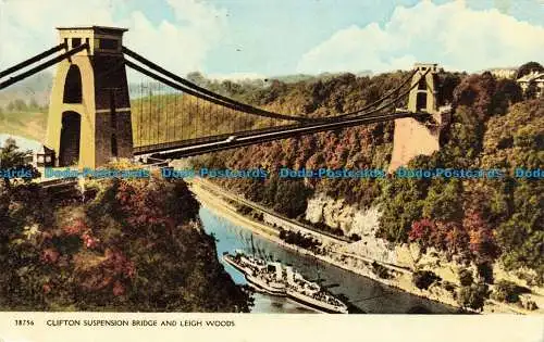 R631549 Clifton Hängebrücke und Leigh Woods. Harvey Barton