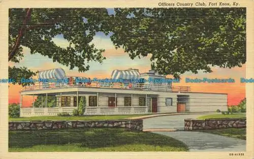 R631569 Ky. Officers Country Club. Fort Knox. C.T. Art Colortone. C.J. Lish. 1