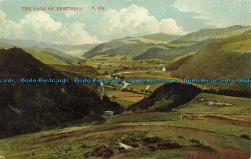 R631599 Das Tal von Festiniog. Postkarte