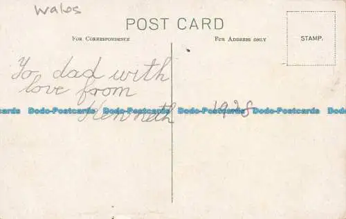 R631599 Das Tal von Festiniog. Postkarte