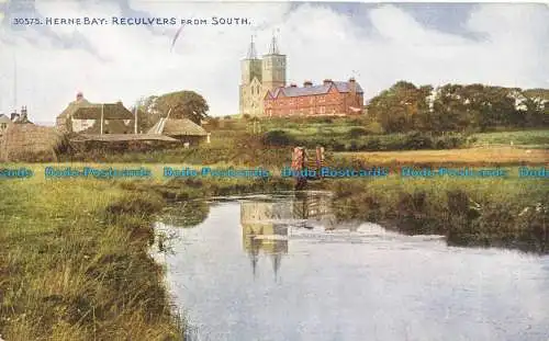 R631362 Herne Bay. Recoulvers aus dem Süden. Das Photochrom. Celesque Serie