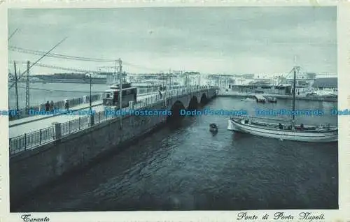 R631615 Taranto. Ponte di Porta Napoli. Giovanni Rimini