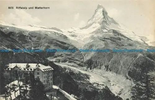 R631629 Riffelalp und Matterhorn. Wehrli