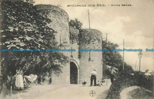 R631633 Boulogne sur Mer. Neue Tür. G.P. 1909