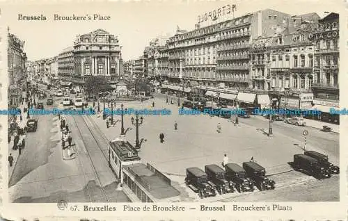 R631383 Brüssel. Brouckere Place. A. Dohmen. Albert