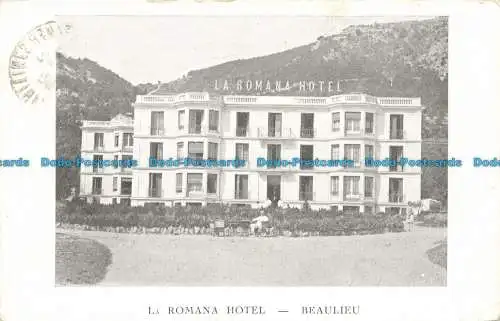 R631668 La Romana Hotel. Beaulieu. Von L Clearer