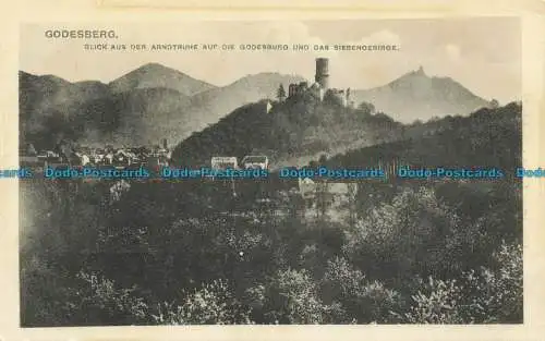 R631679 Godesberg. Blick aus Der Arndtruhe Auf Die Godesburg. Gerhard Thien