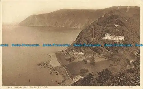 R631689 Lynton. Tors und Vorland von Fairholme